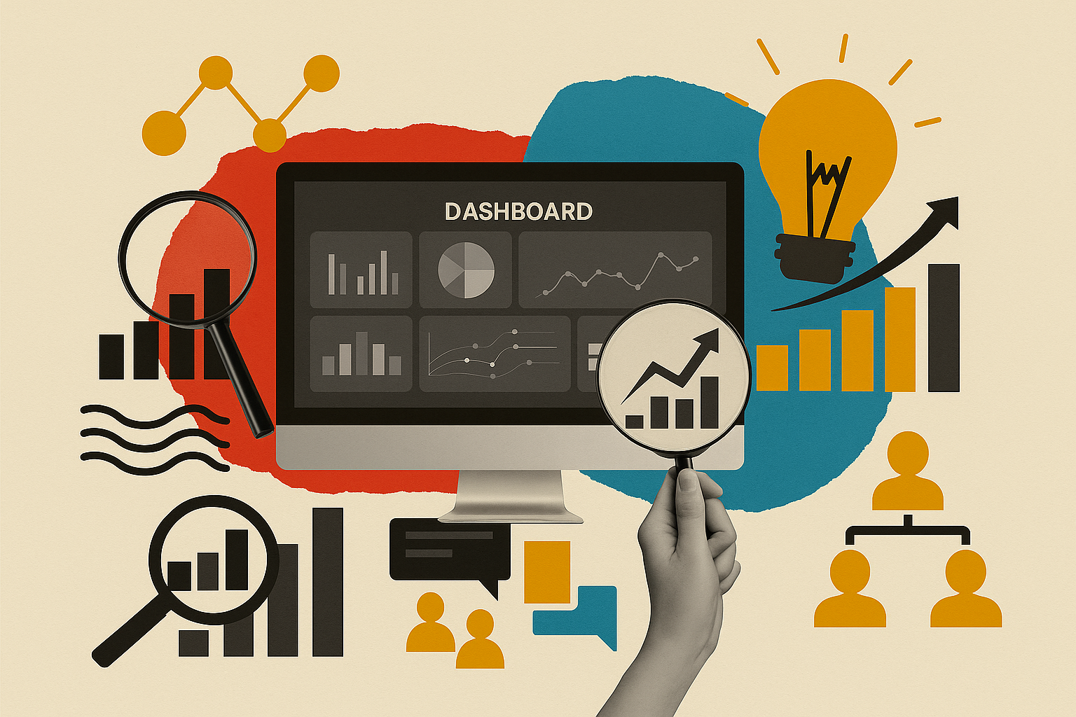 Dashboard de Business Intelligence con gráficos y datos